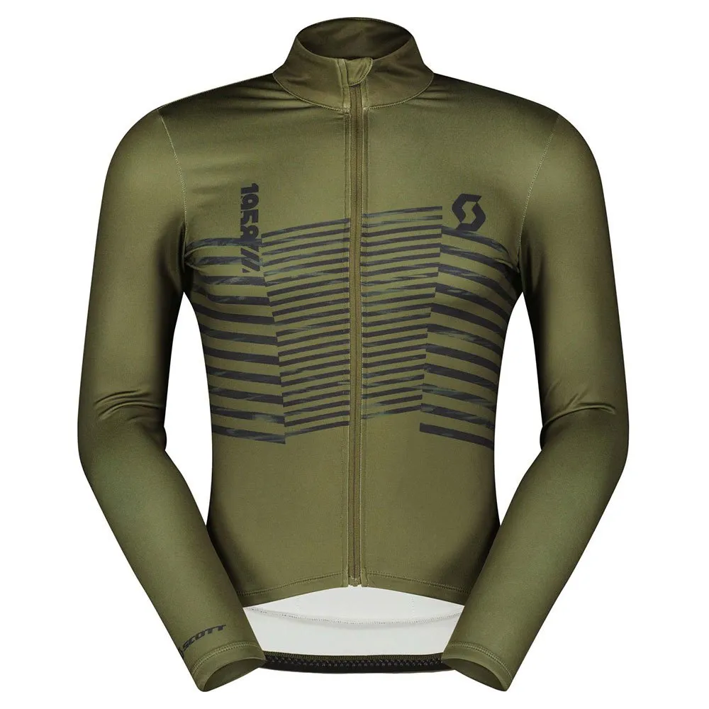 

Джерси с длинным рукавом Scott RC Team Warm Graphics, зеленый