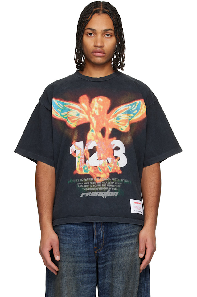 

Rivington Roi Rebis Черная футболка CVA с надписью «В такие времена, как сейчас»