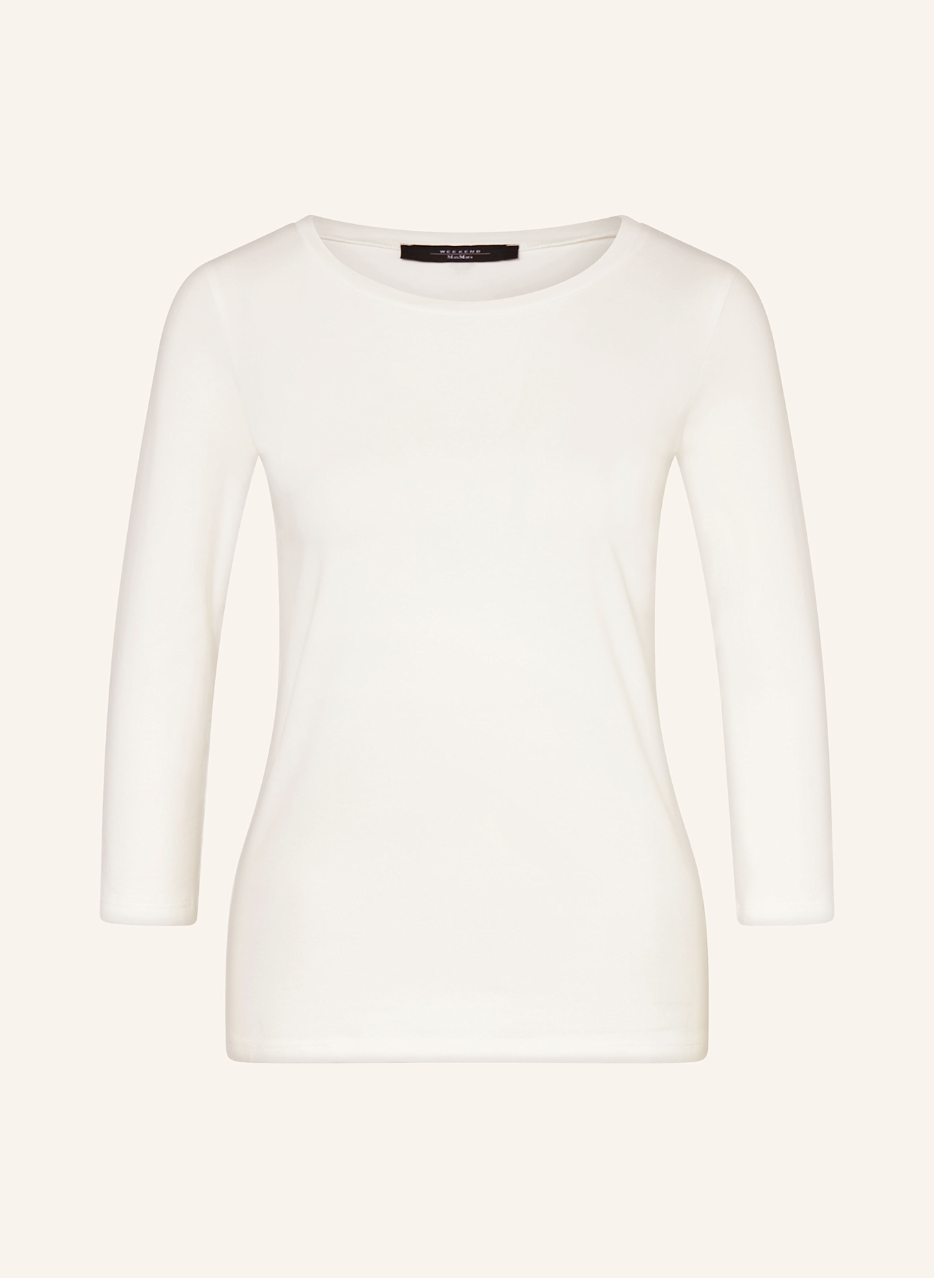 

Рубашка многоцветная с рукавами 3/4 Weekend Max Mara, экрю