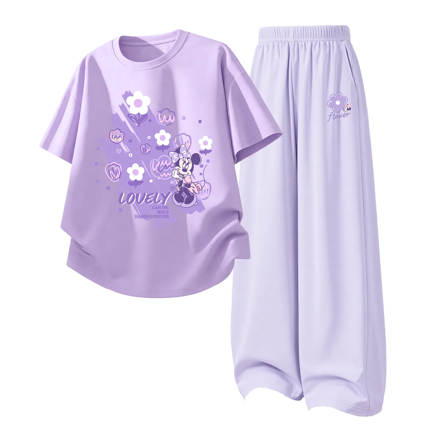 Спортивный костюм детский Disney Casual Sportswear Di Bubble Flower Taro Purple+Diorine K Dream Purple