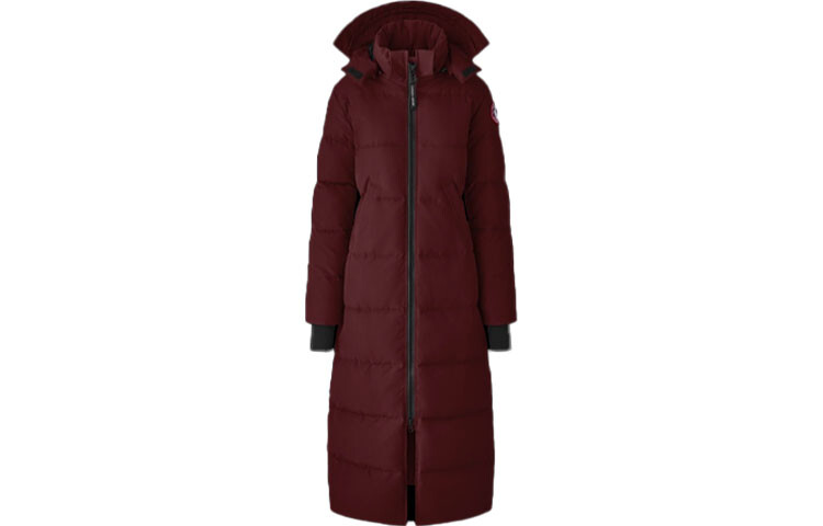 

Женский пуховик Canada Goose, winered