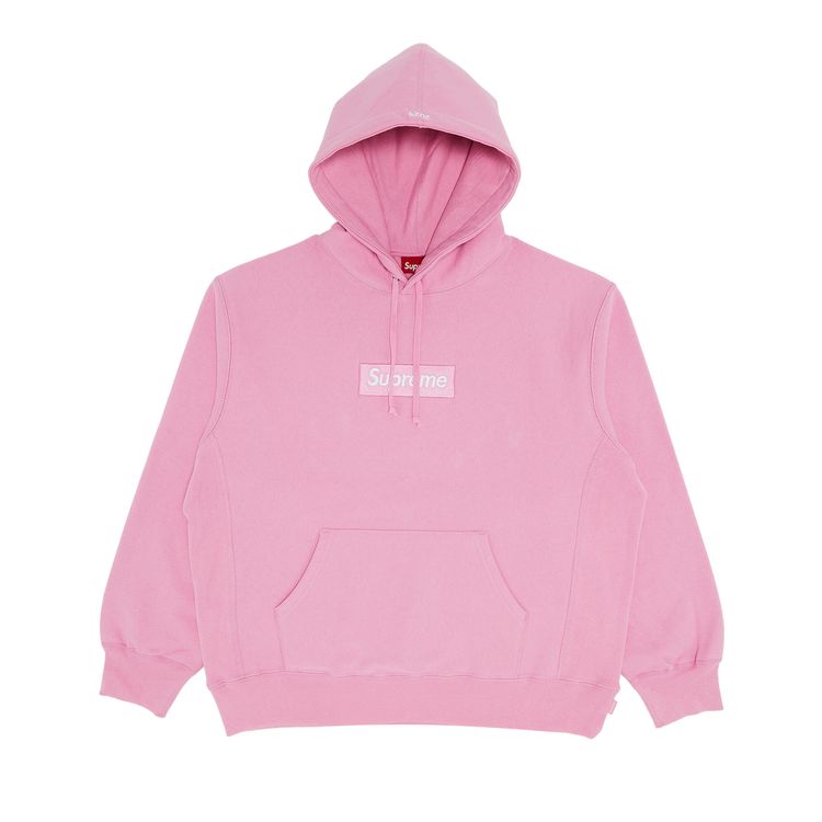 

Толстовка Supreme Box Logo Hooded Sweatshirt Dusty Pink, розовый