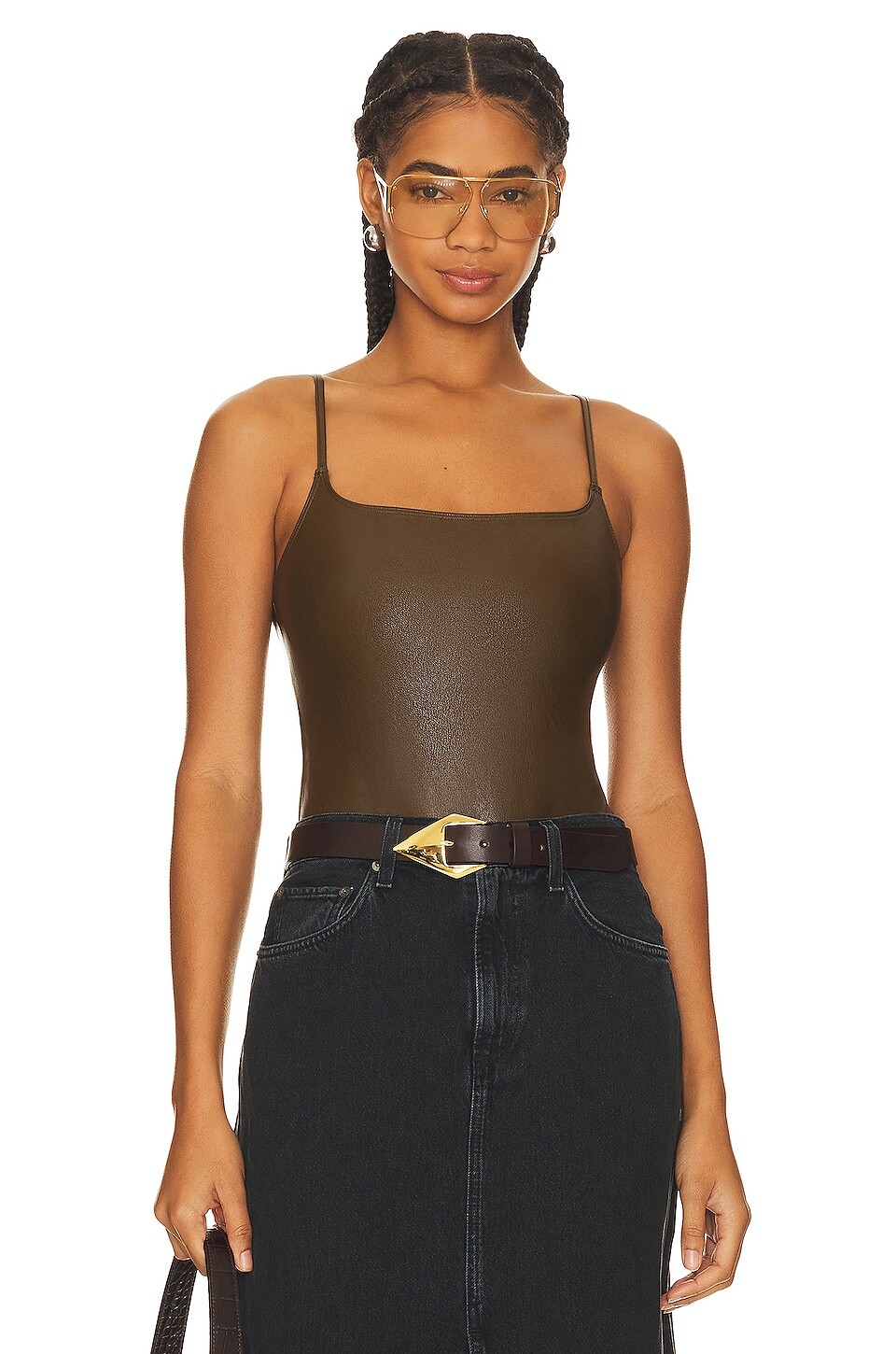 

Боди Commando Faux Leather Cami, цвет Cadet