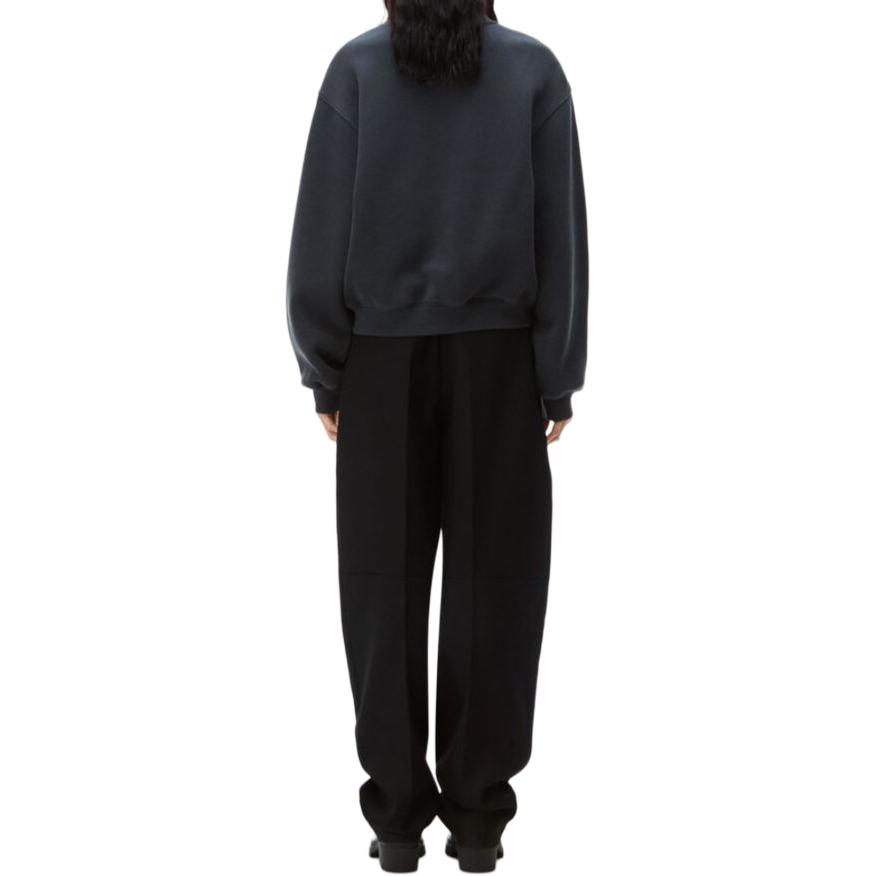 Футболка с длинным рукавом и круглым вырезом Alexander Wang, темно-серый — фото 4