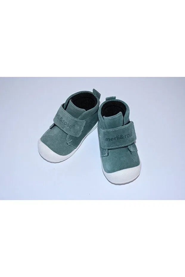 Детские ботинки для мальчиков на липучке Şuşu Shoes, Turquoise — фото 2