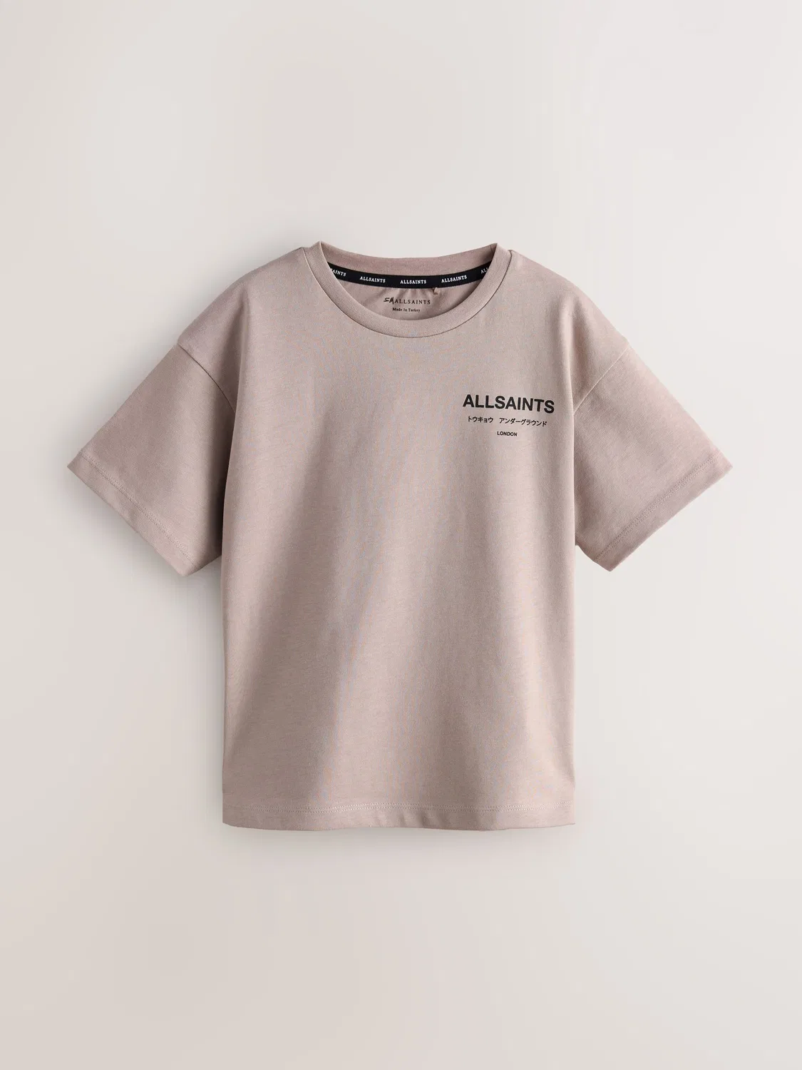 Футболка Oversized Underground с принтом smALLSAINTS, Light Brown — фото 4