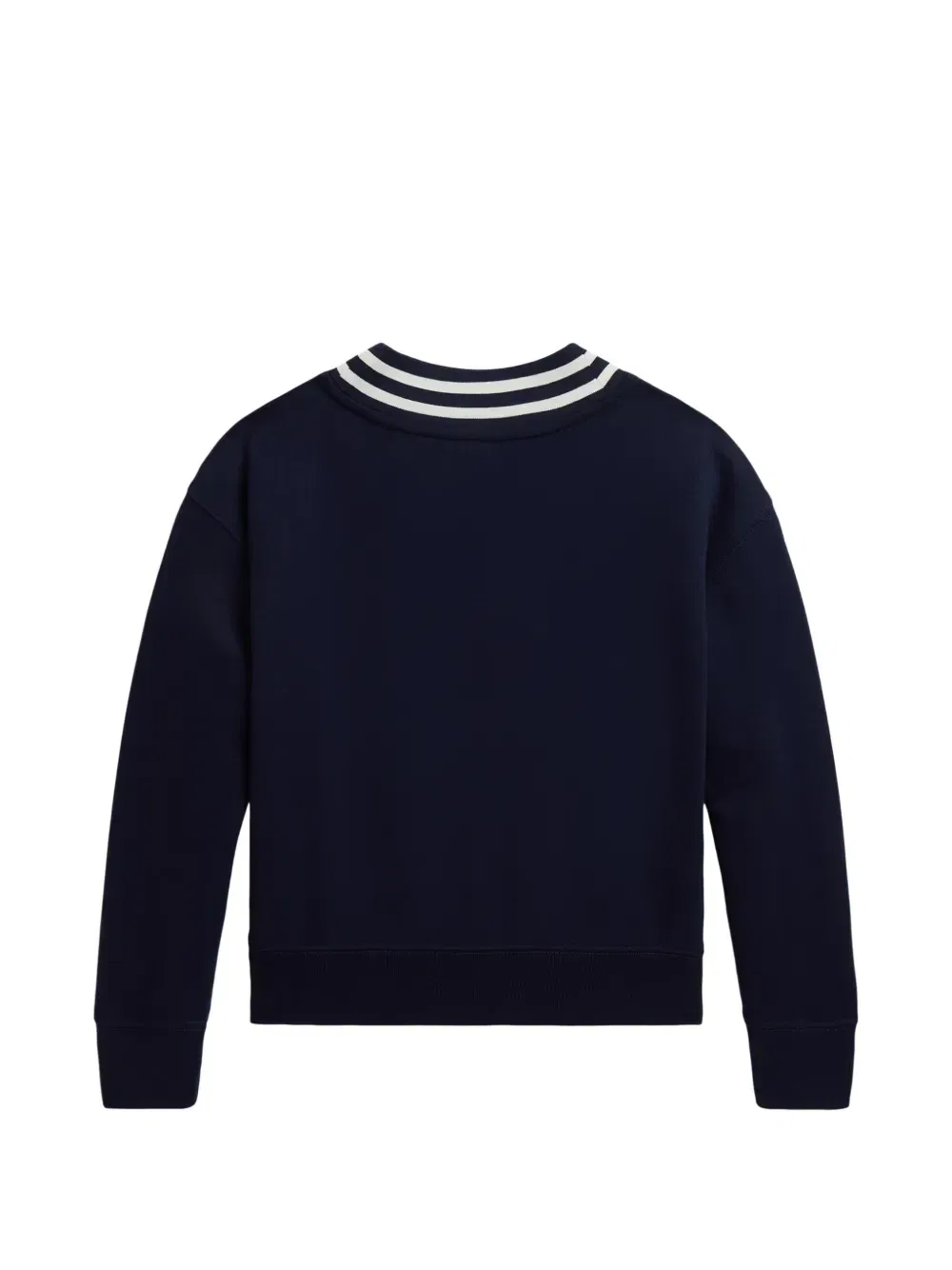 Полосатая толстовка с V-образным вырезом POLO RALPH LAUREN KIDS, синий — фото 2