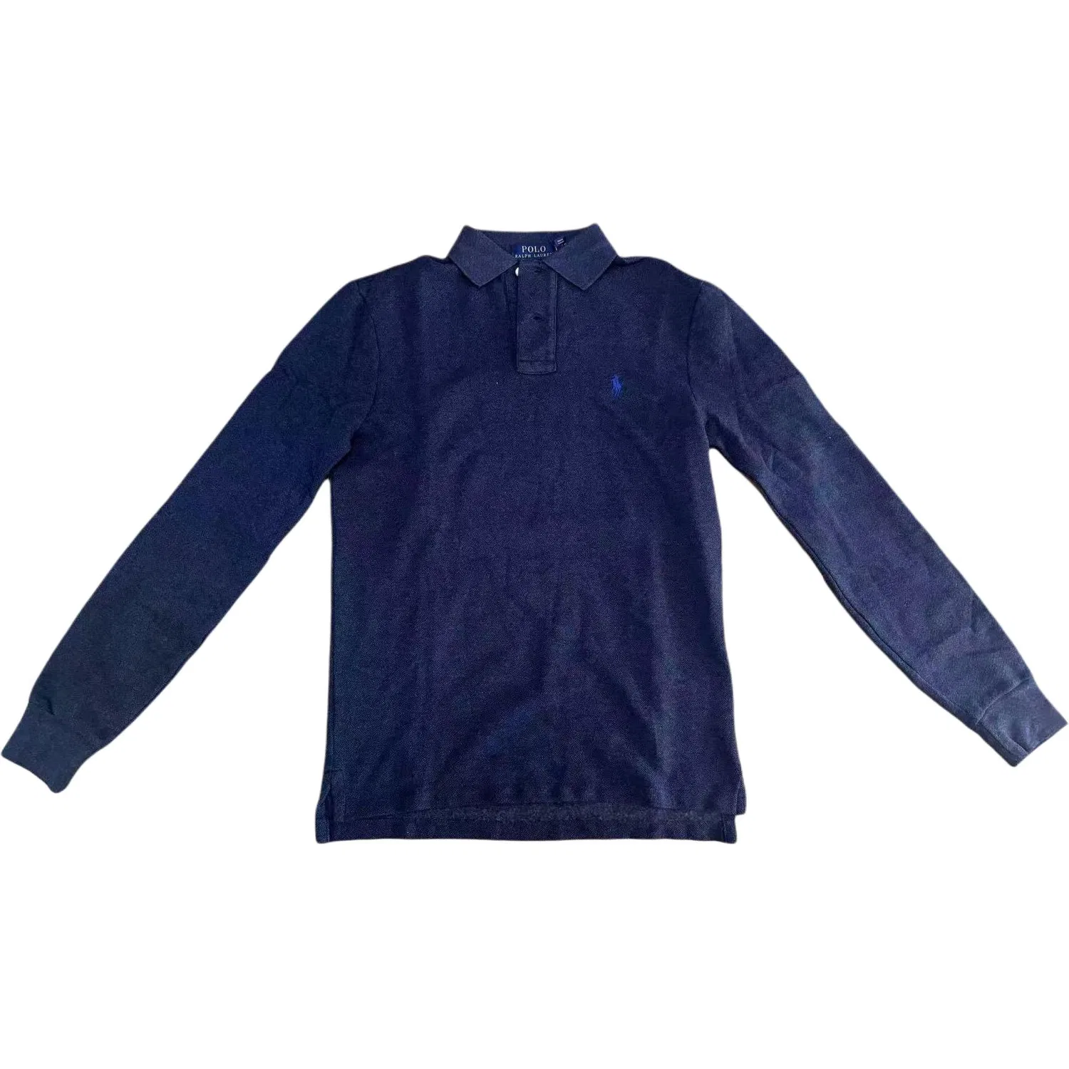 Мужское поло с воротником-поло, прямой крой, Polo Ralph Lauren, Marine Blue