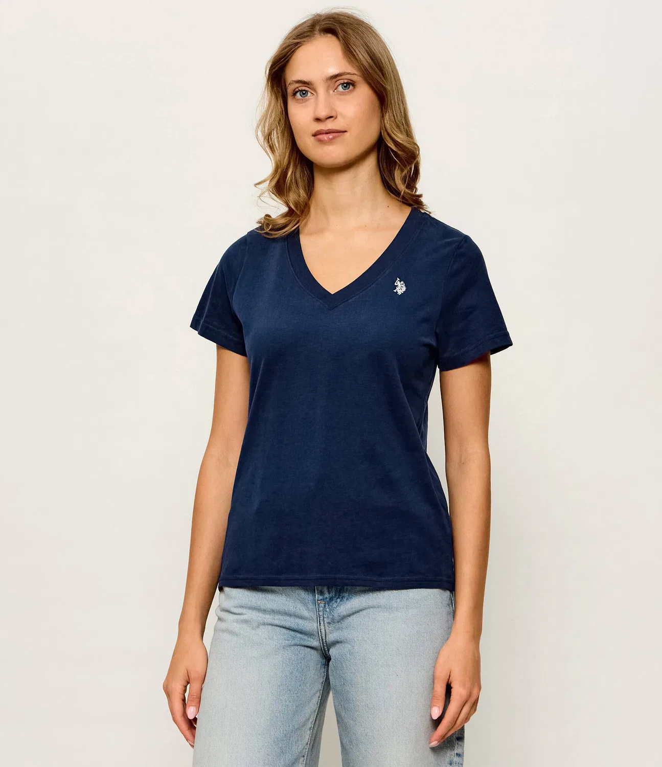 Футболка женская U.S. Polo Assn., темно-синий