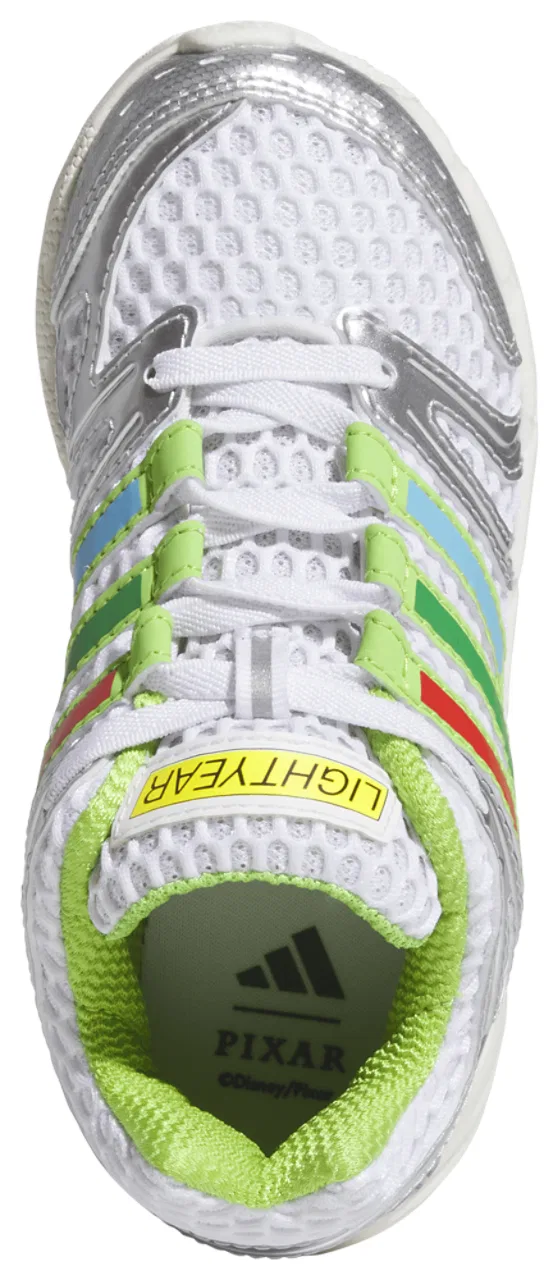 Кроссовки для мальчиков Adistar Control 5 Adidas, цвет Ftwr White/Solar Slime/Silver Mtlc — фото 4