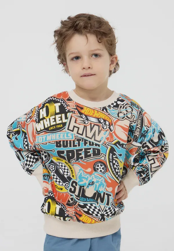 Свитшот с принтом Sweatshirt Terranova, Avorio, слоновая кость — фото 2