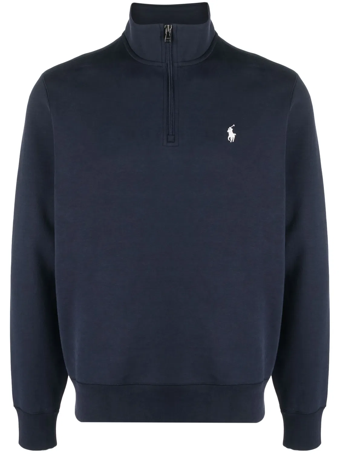 Свитшот с высоким воротником и логотипом Pony Polo Ralph Lauren, темно-синий