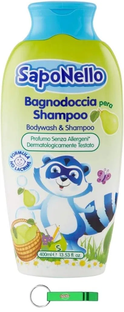 Детский гель-душ и шампунь SapoNello Pear, 400 мл, набор 12 шт, Beni Culinari