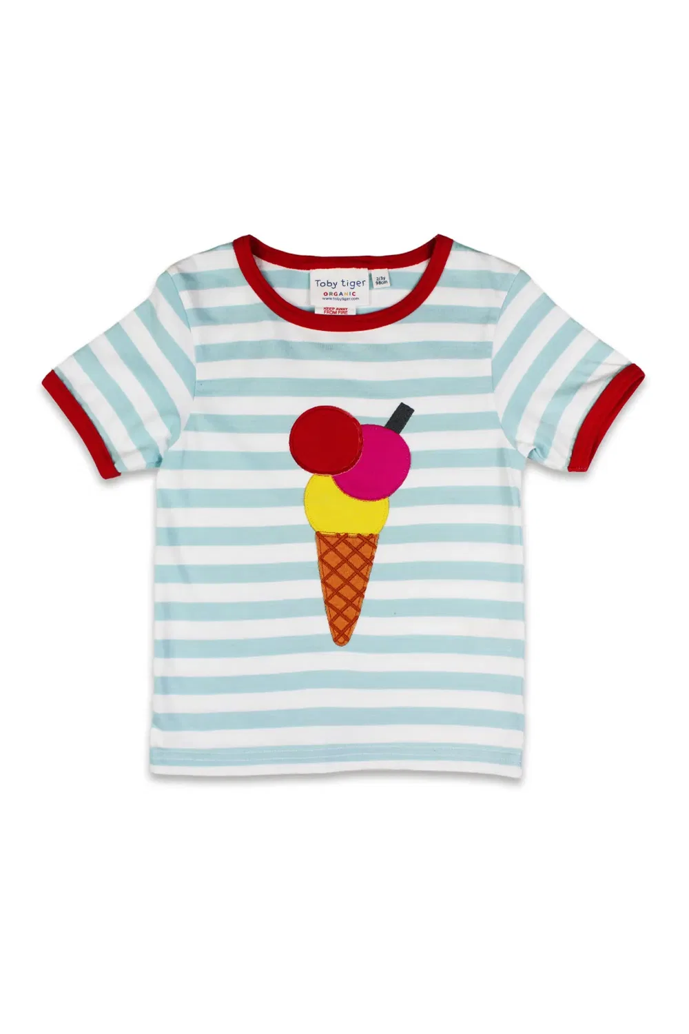 Детская футболка с аппликацией Ice Cream, Toby Tiger, Multi