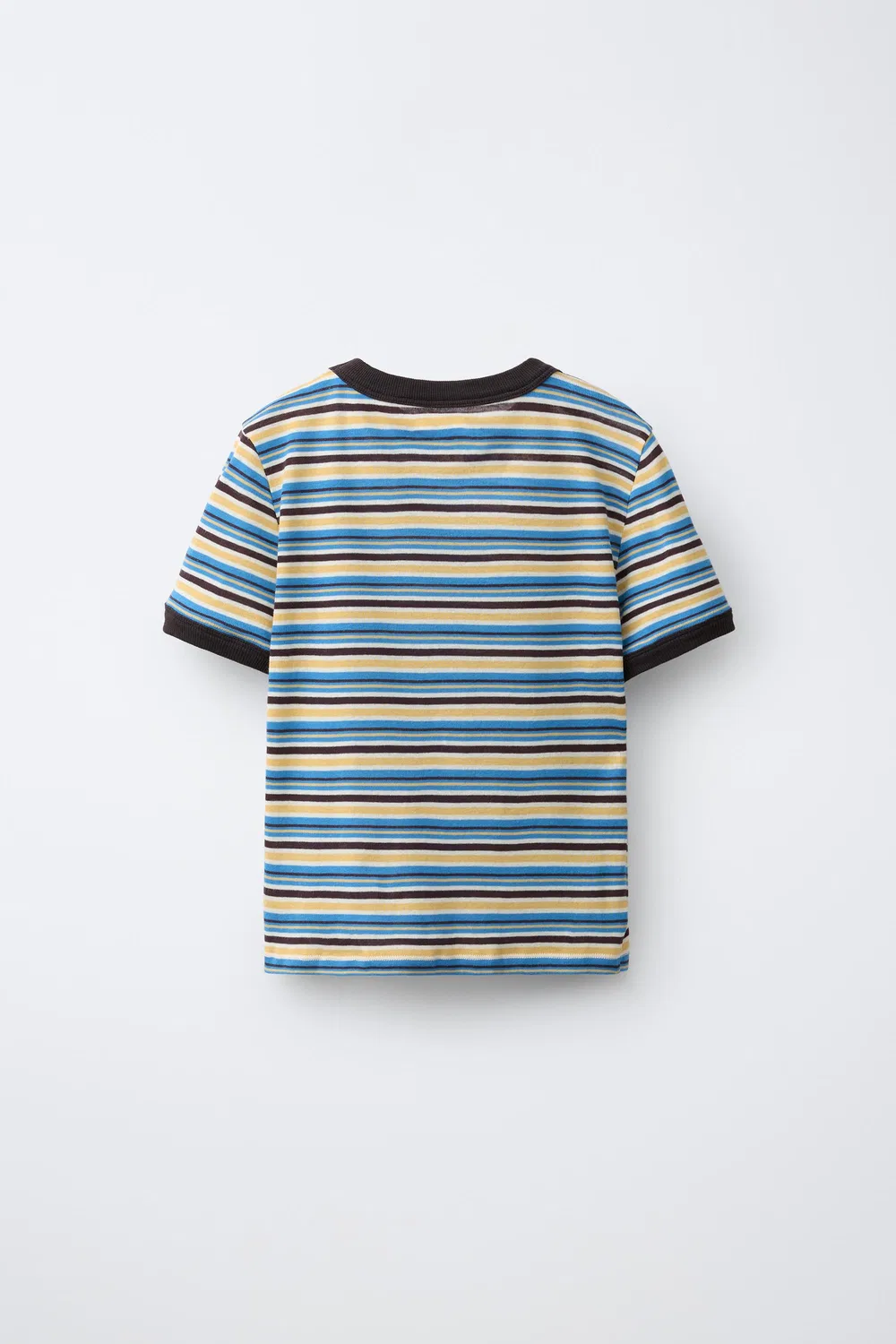 Полосатая футболка ZARA, Multicoloured — фото 2