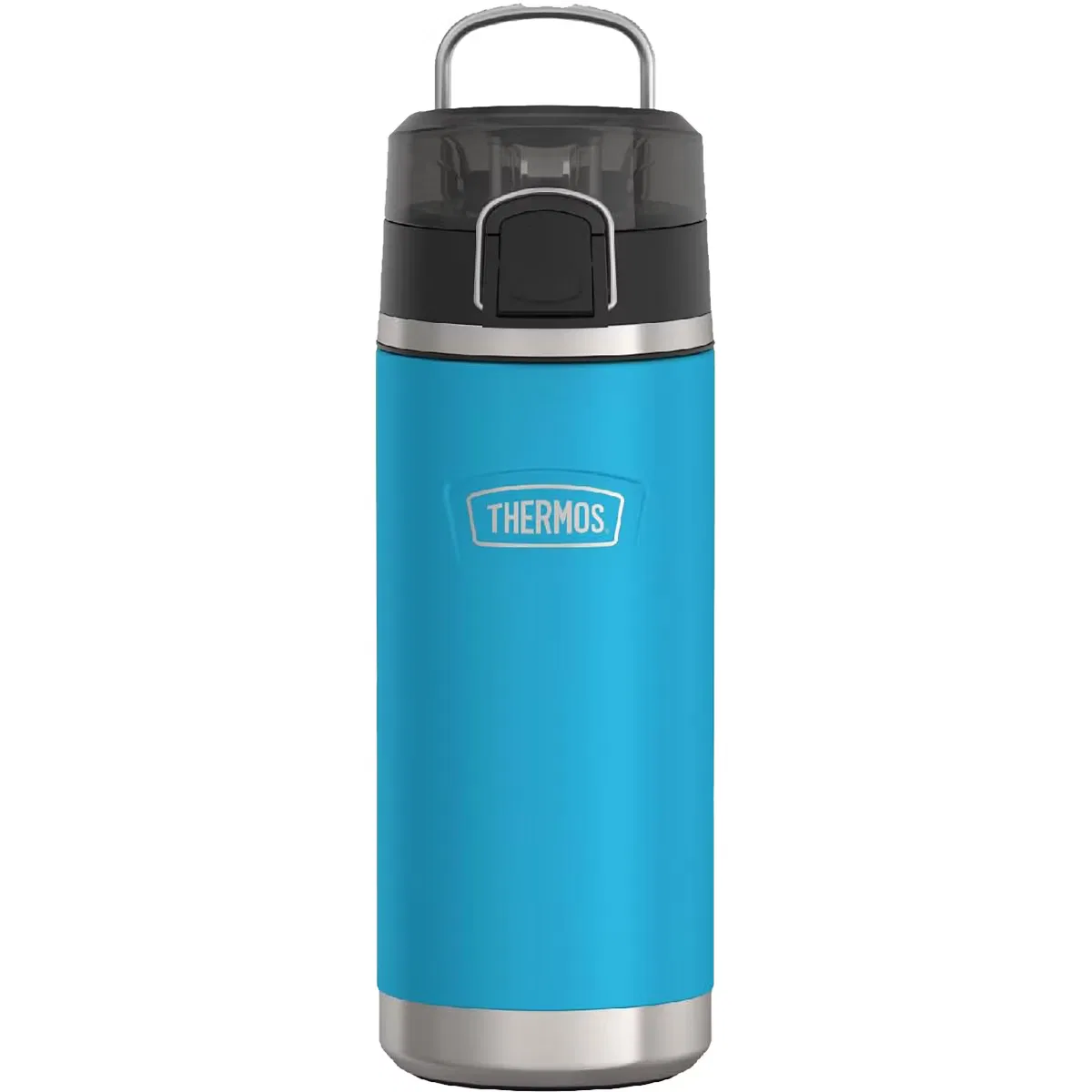 Бутылка для воды детская 0.53 л с трубочкой Icon Thermos, Dark Teal
