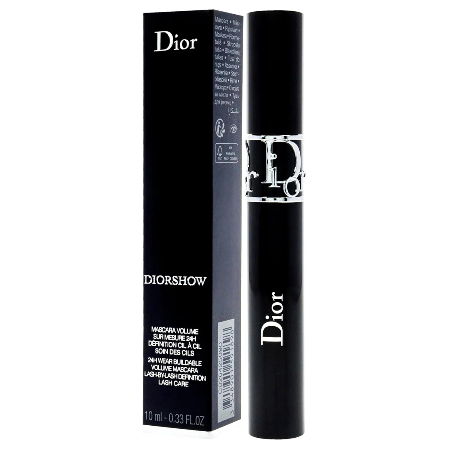Тушь для ресниц объемная Dior, 10 мл, No. 090 Black — фото 4