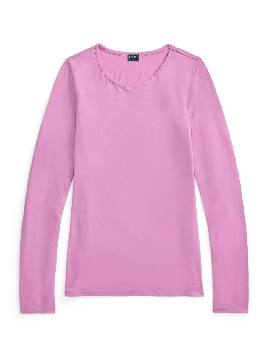 Топ Polo Ralph Lauren 'Midnight Sheer' розового цвета