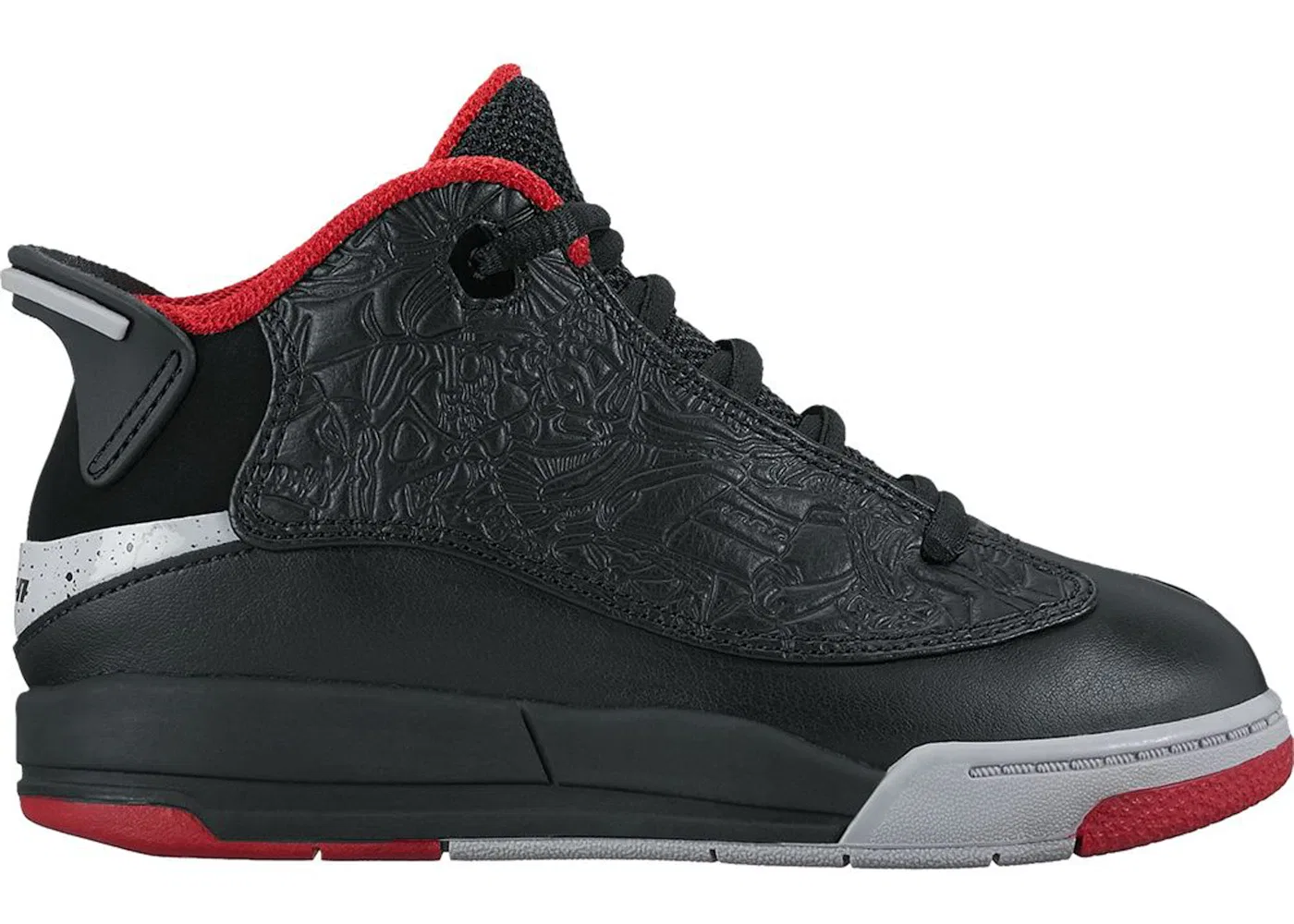 Детские кроссовки Lifestyle Jordan Dub Zero Jordan, Black/Gym Red-Wolf Grey-White