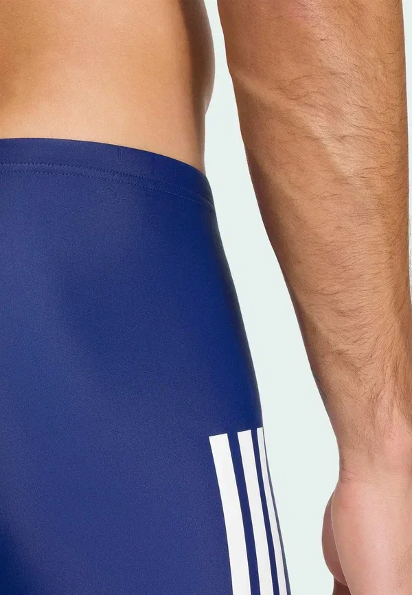 Плавки-джаммеры с тремя полосками Adidas Performance, белый/темно-синий — фото 4