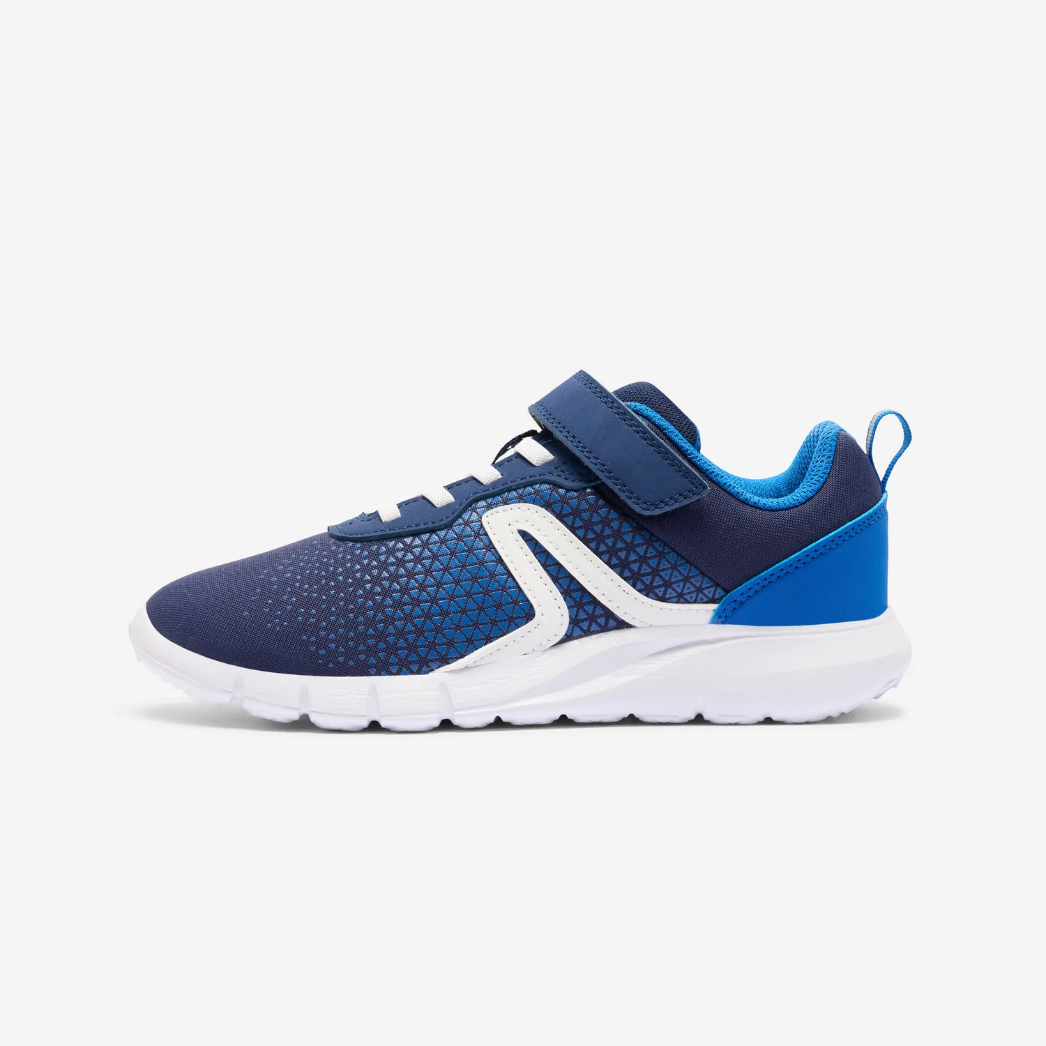 Детские кроссовки с липучкой Fitnessschuhe Soft 140 Decathlon, Navyblau Konigsblau Weiss