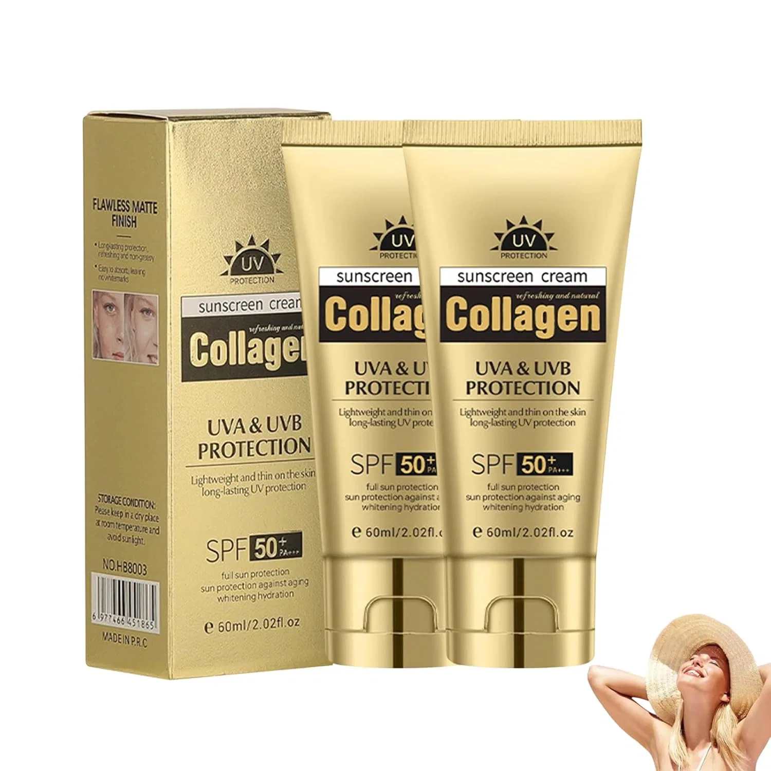 Солнцезащитный крем SPF 50, 50 г, 2 шт Generic