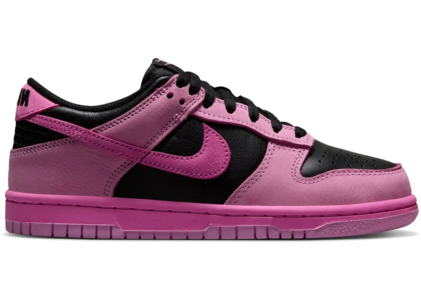 Детские кроссовки для девочек с цветочным принтом Nike Dunk Low SE Nike, Pink Rise/Playful Pink/Black