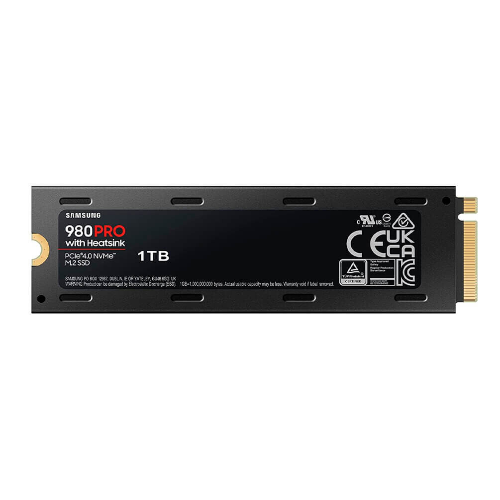 

Твердотельный накопитель Samsung 980 PRO с радиатором, 1 ТБ, M.2