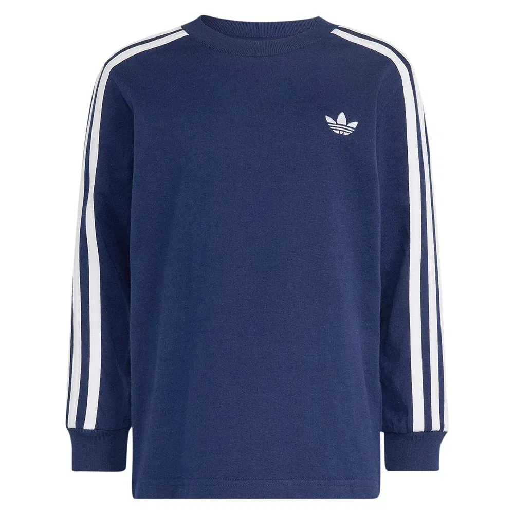 Футболка с длинным рукавом 3 Stripes Top Adidas Originals, синий — фото 3