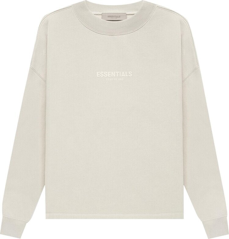 Толстовка Fear of God Essentials Relaxed Crewneck 'Wheat', кремовый — фото 2