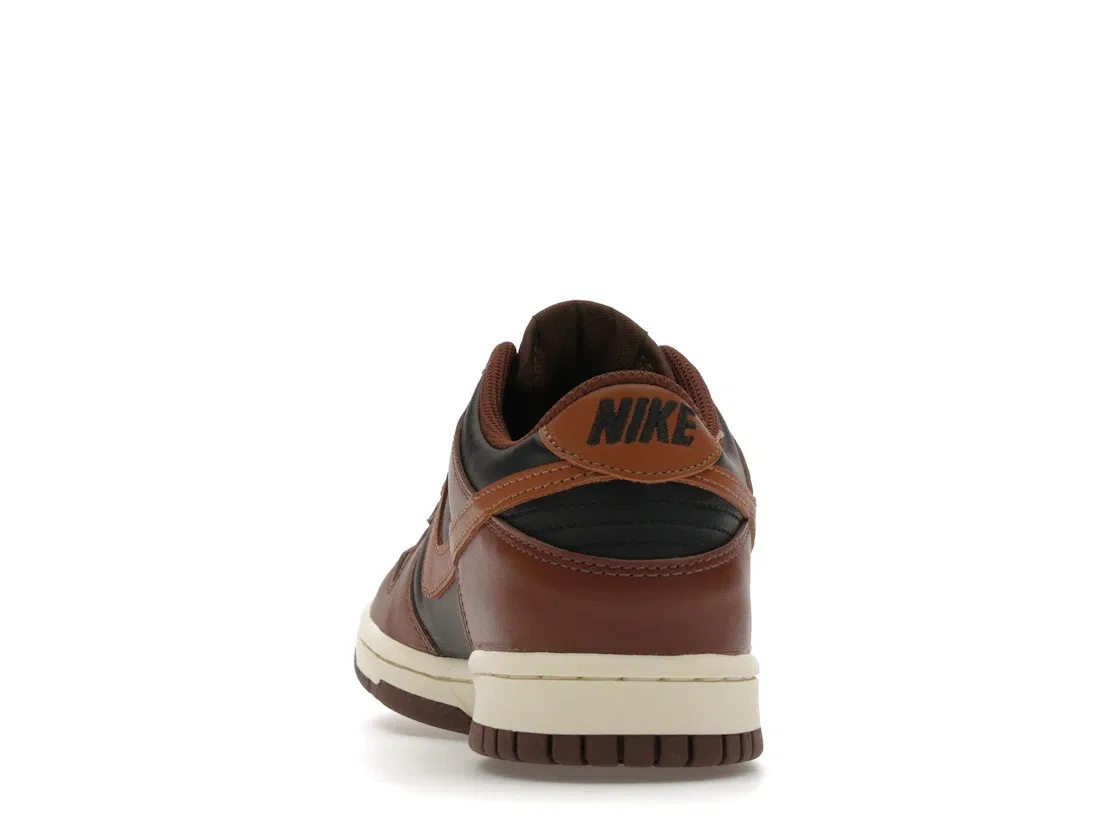 Детские кроссовки Lifestyle с принтом Nike Dunk Low Nike, Black/Cacao Wow/Coconut Milk/British Tan — фото 4
