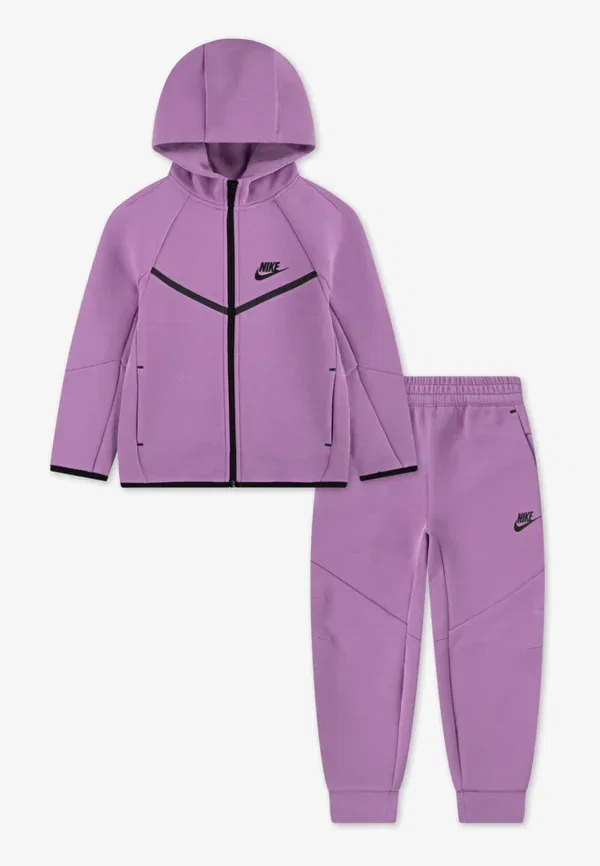 Спортивный костюм хлопковый Tech set Nike Sportswear Light Magenta, светло-пурпурный