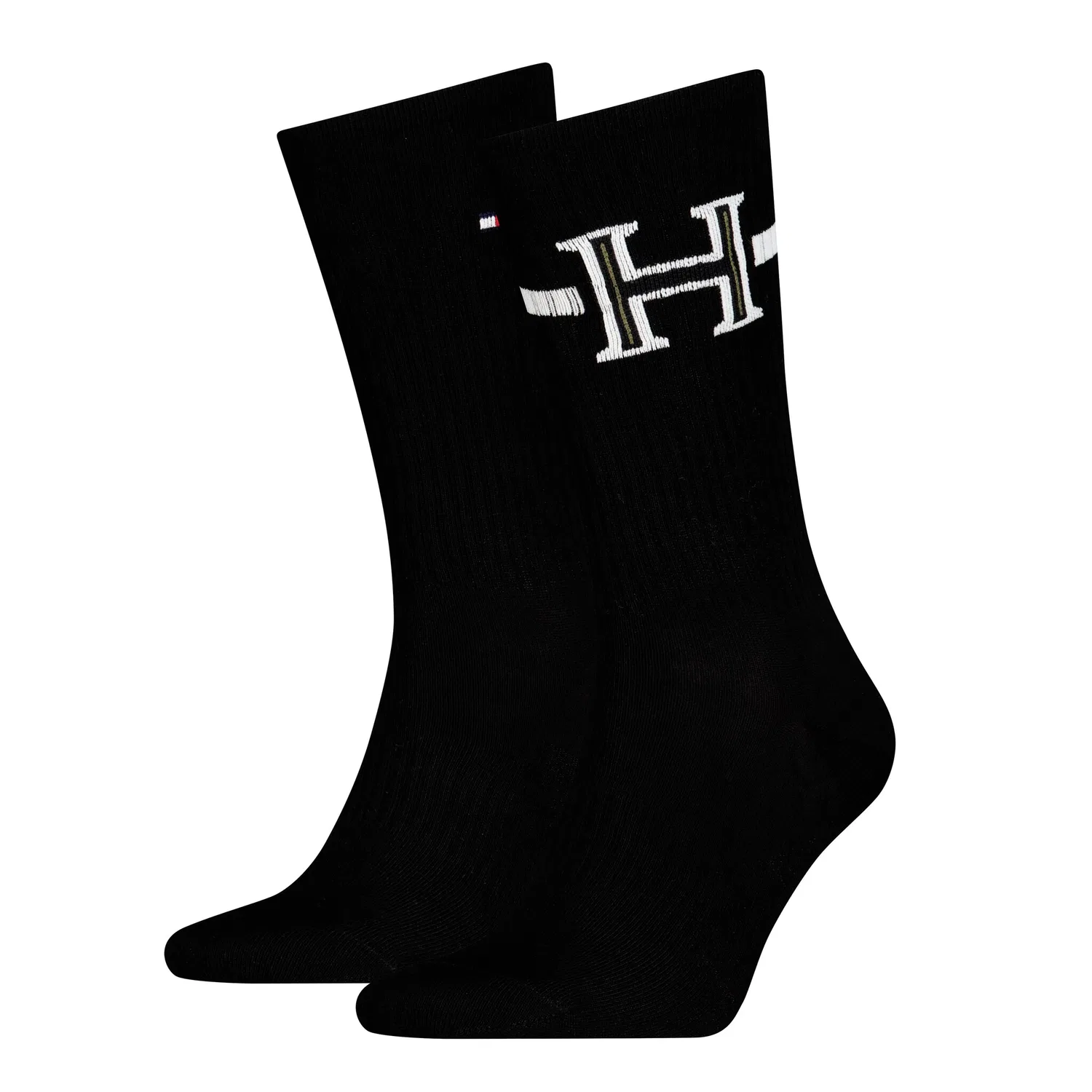 Мужские носки с логотипом Tommy Hilfiger, Black
