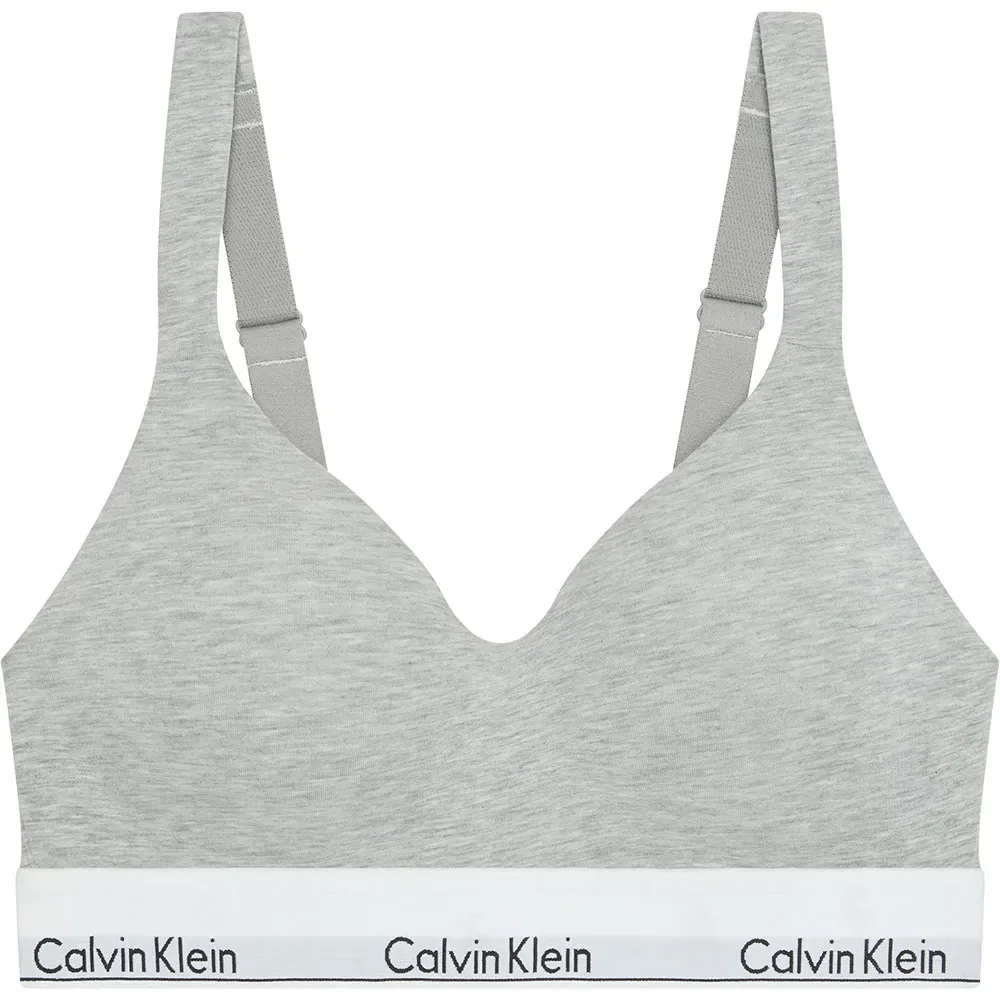 Бюстгальтер-бралетт Calvin Klein, серый