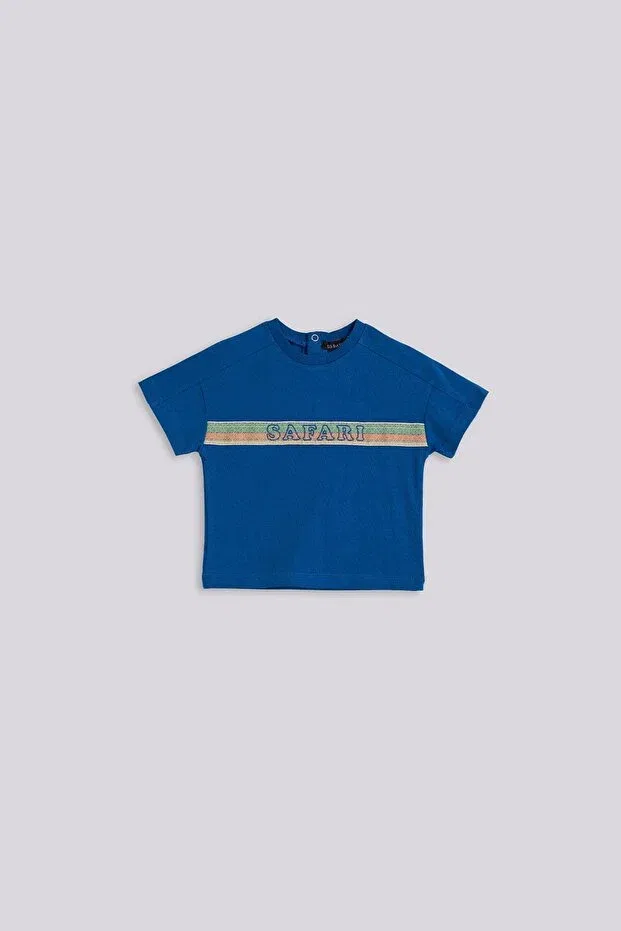 Детская футболка с принтом Gb Baby, Navy Blue