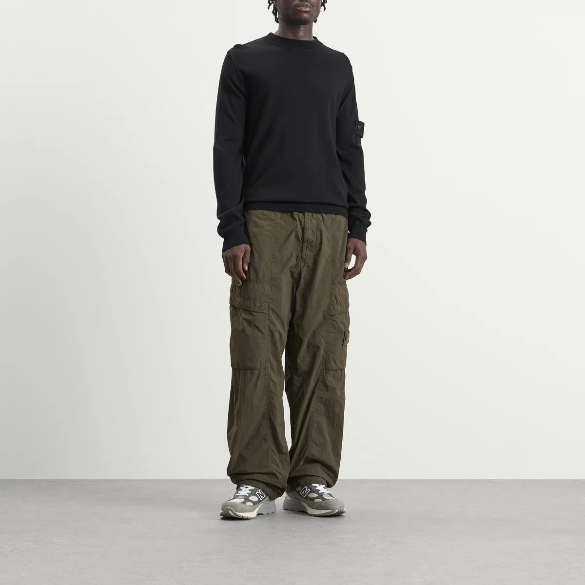 Джемпер из чистой шерсти Ghost Light Pure Wool Jumper Stone Island, Black — фото 4