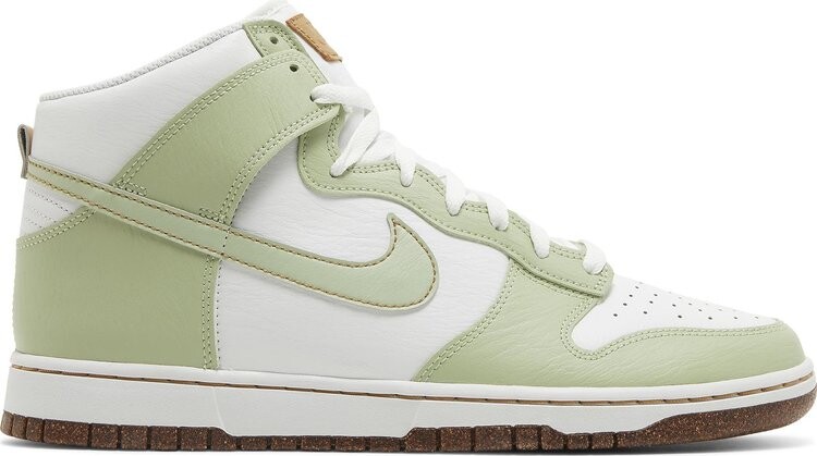 

Кроссовки Nike Dunk High SE 'Inspected By Swoosh', зеленый, Зеленый;серый, Кроссовки Nike Dunk High SE 'Inspected By Swoosh', зеленый