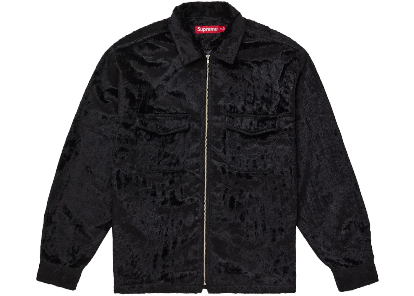 Мужская рубашка из искусственного меха Supreme Shirt, Black