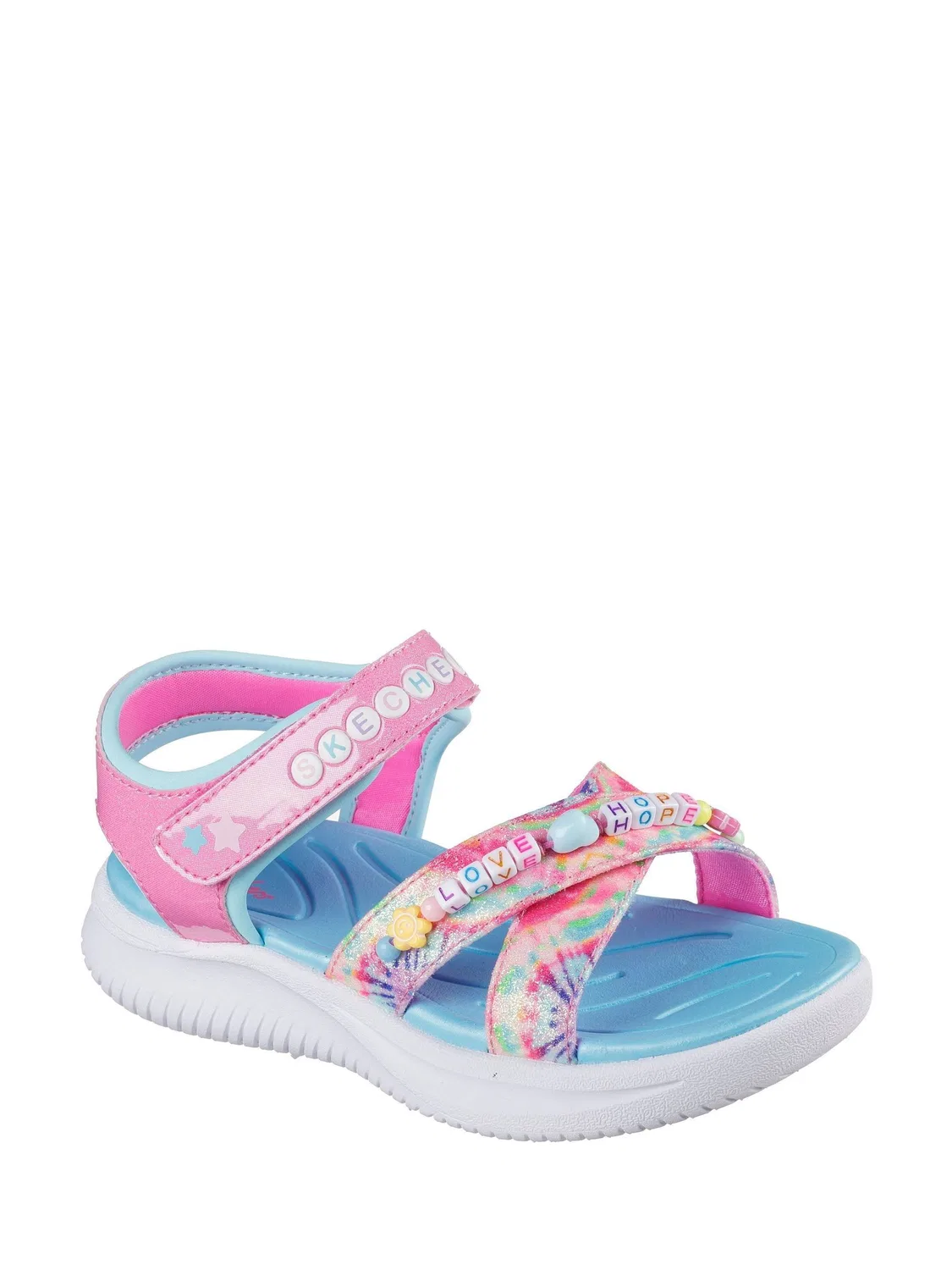 Сандалии Skechers Jumpsters Tie Dye Bffs, розовые — фото 3