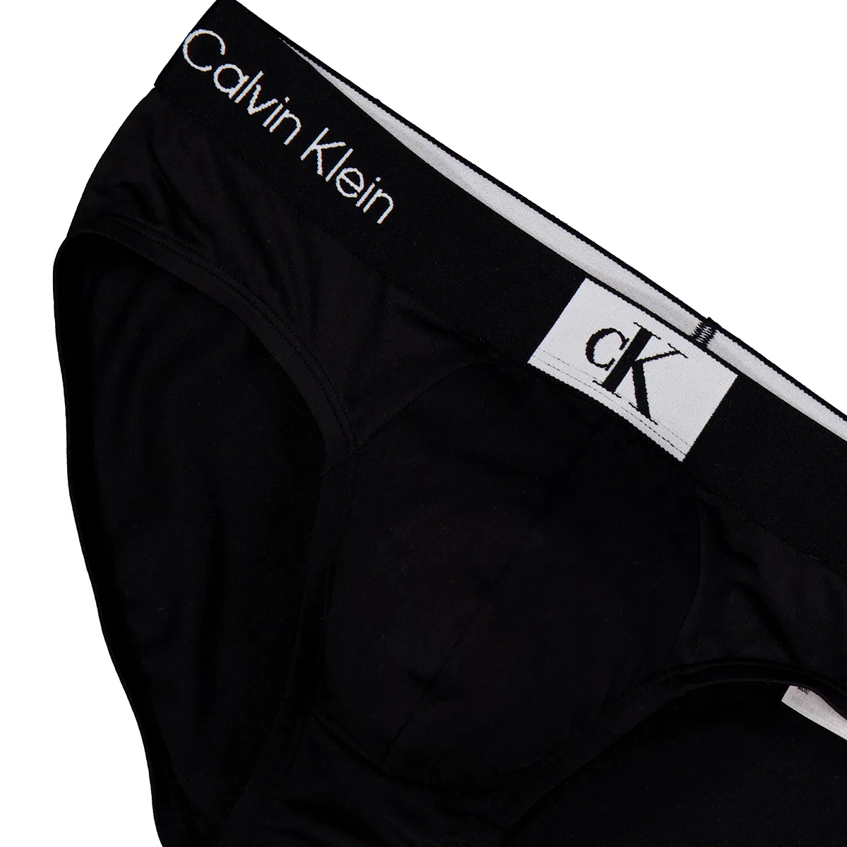 Трусы-хипстеры мужские с принтом, модель NB3405-UB1 Calvin Klein, Black — фото 2