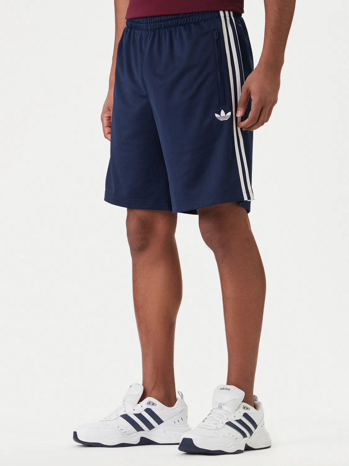 Мужские спортивные шорты стандартного кроя Firebird Adidas, темно-синий