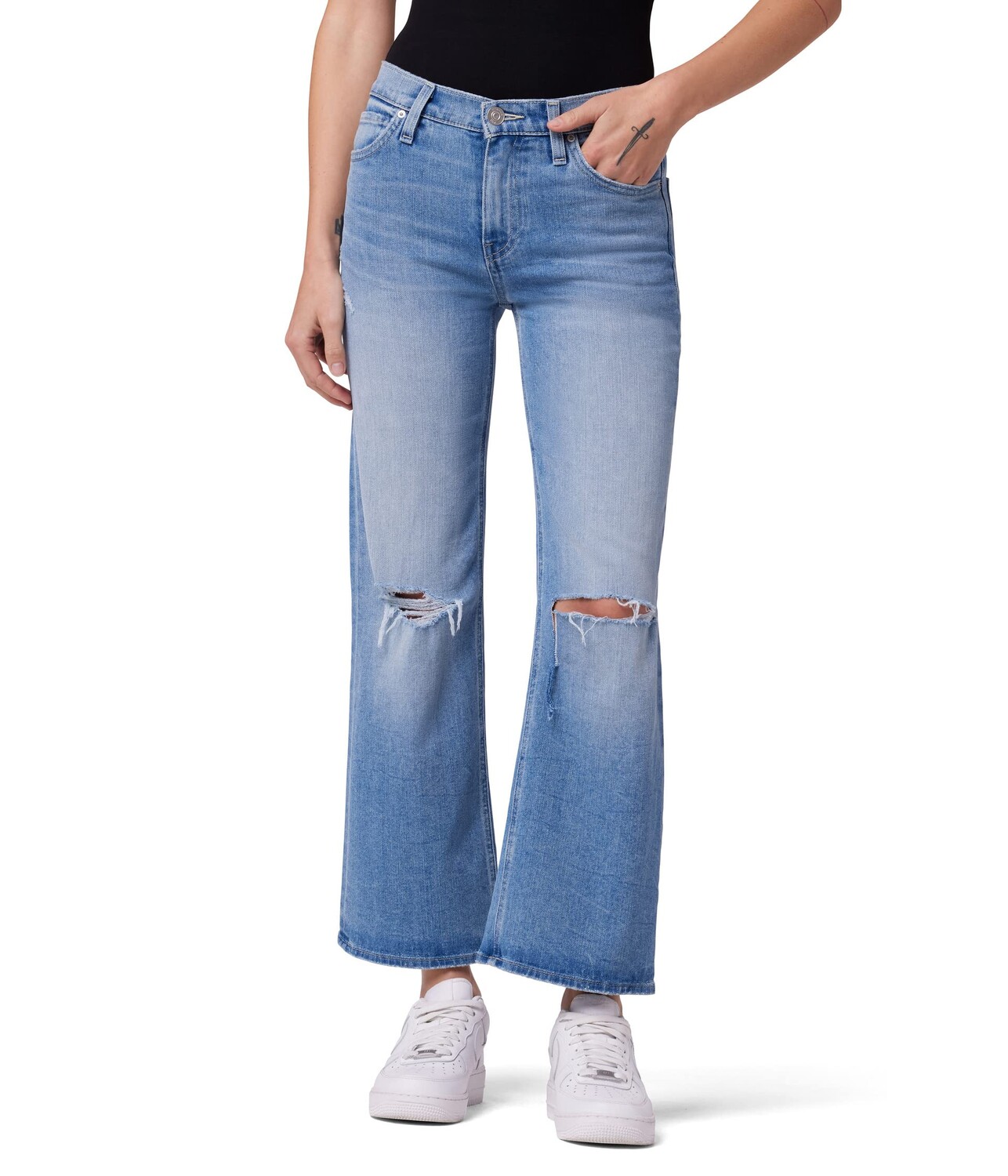 

Джинсы Hudson Jeans, Rosie High-Rise Wide Leg Ankle in Inspire Me