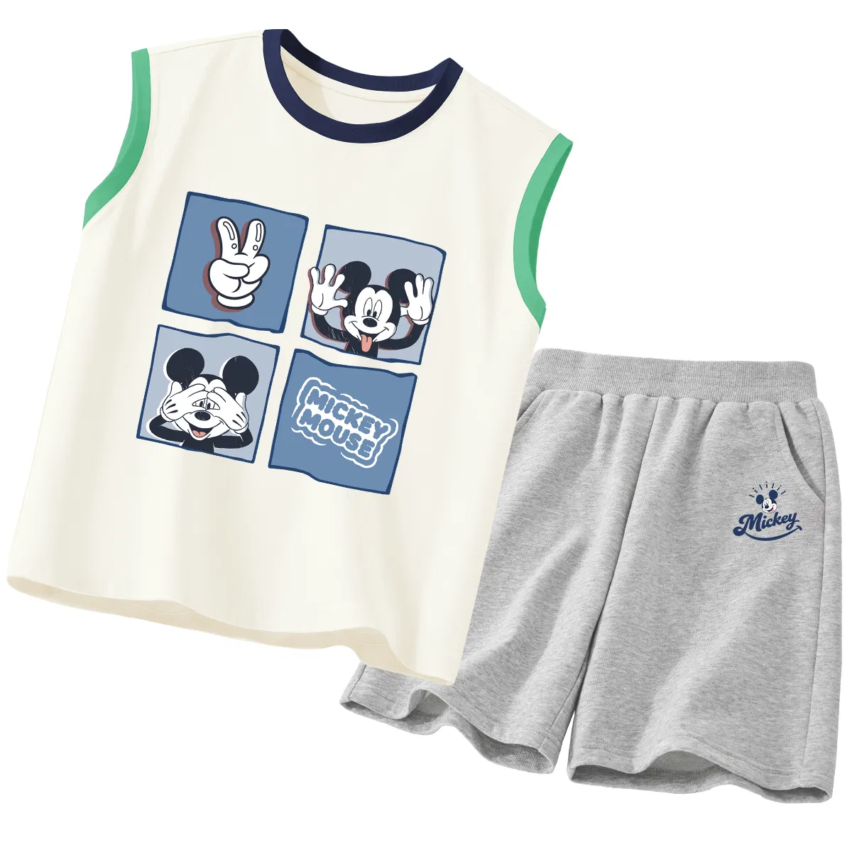 Детский спортивный костюм с круглым вырезом, Disney, Dior Crystal Nude Blue Pink+Dior Lift K Black — фото 3
