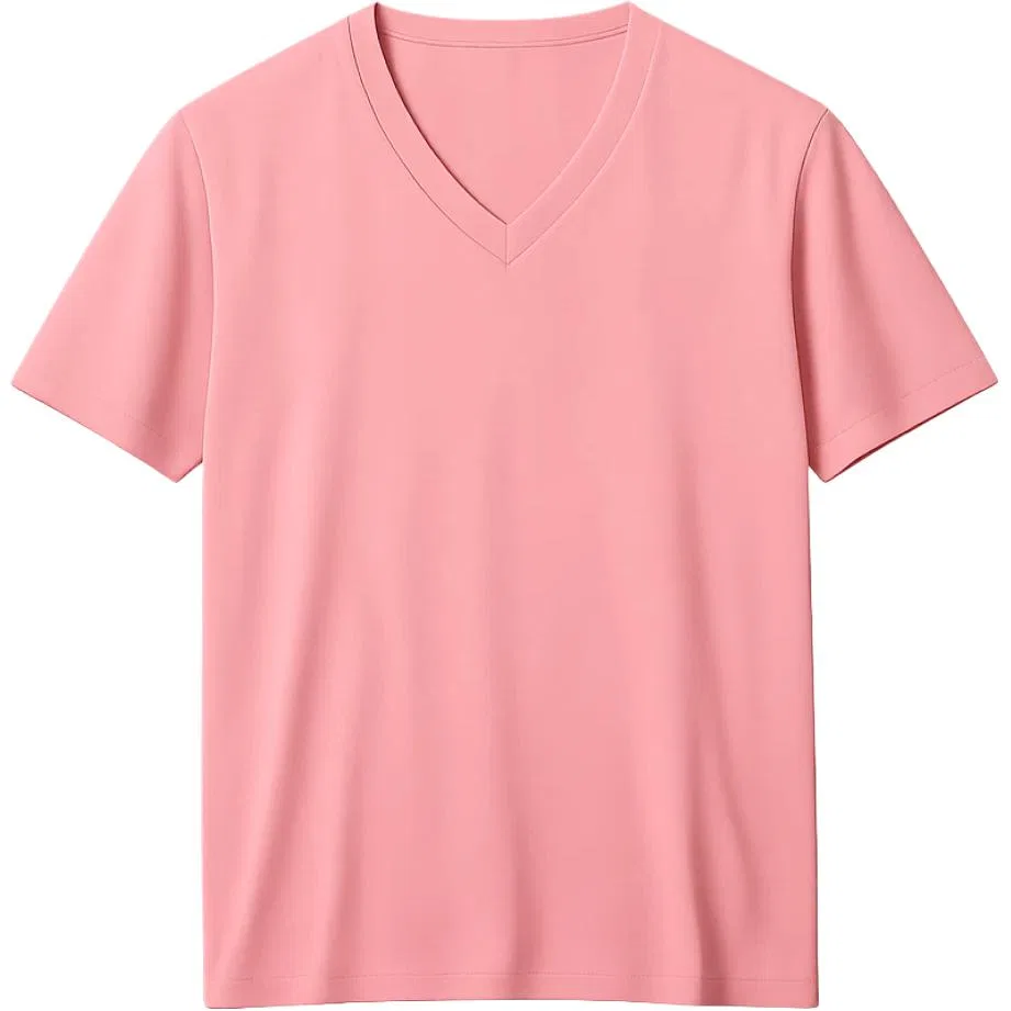 Детская футболка с V-образным вырезом Pink UNIQLO