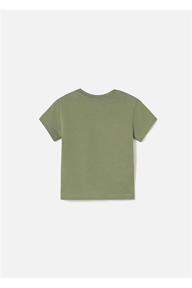 Детская футболка с принтом для мальчиков Jungle T-shirt Mayoral, Green — фото 3