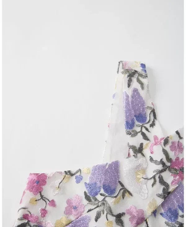 Детское платье для девочек с вышивкой Mariah Marlo Kids, Floral — фото 4