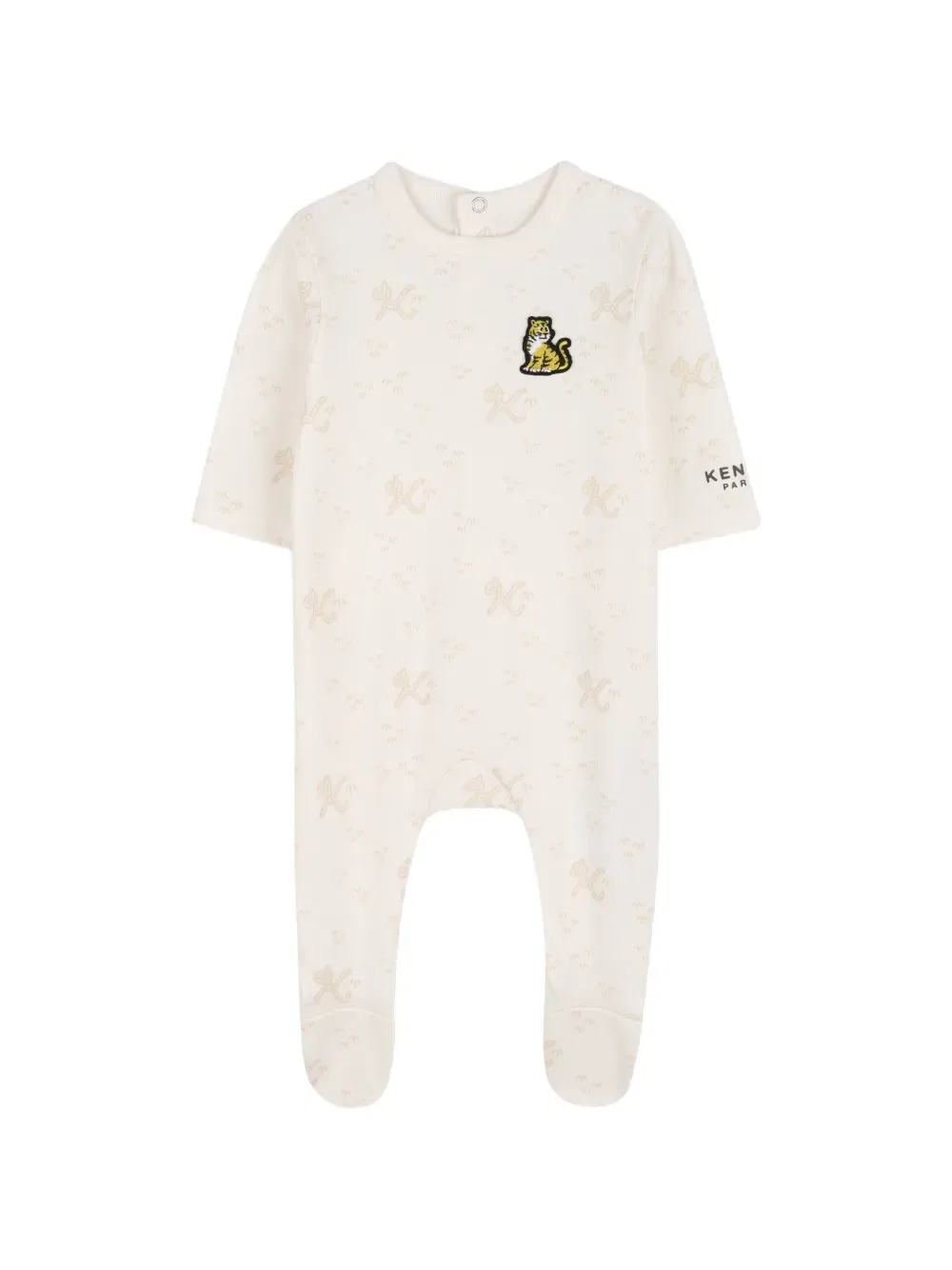 Пижама с вышивкой логотипа (комплект из двух штук) Kenzo Kids, черный — фото 3