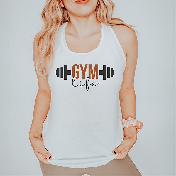 

Топ Gym Life с вырезом на спине Simply Sage Market, White