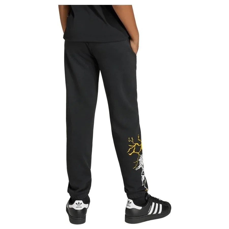 Детские спортивные штаны adidas Real Marvel Pny, Черный — фото 3