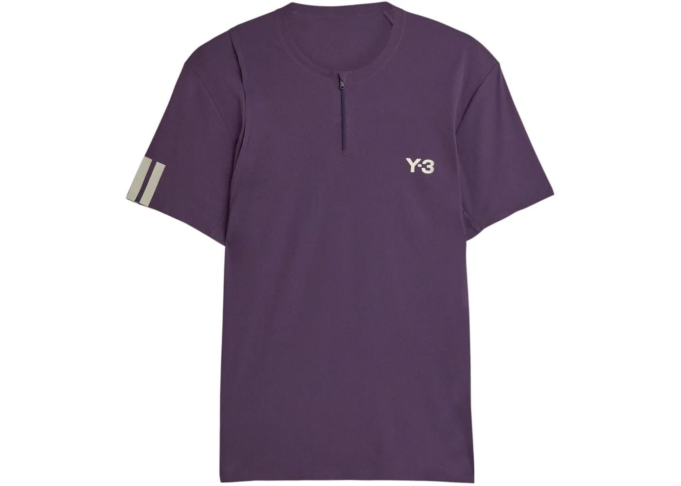 Мужская футболка с длинным рукавом Pro Freelift Zip Tee Adidas, Aurora Plum